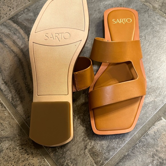 Franco Sarto Sandal Slides NWOT - Picture 5 of 6
